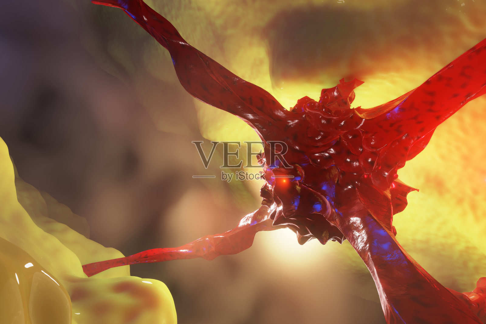 肿瘤向健康组织扩散照片摄影图片