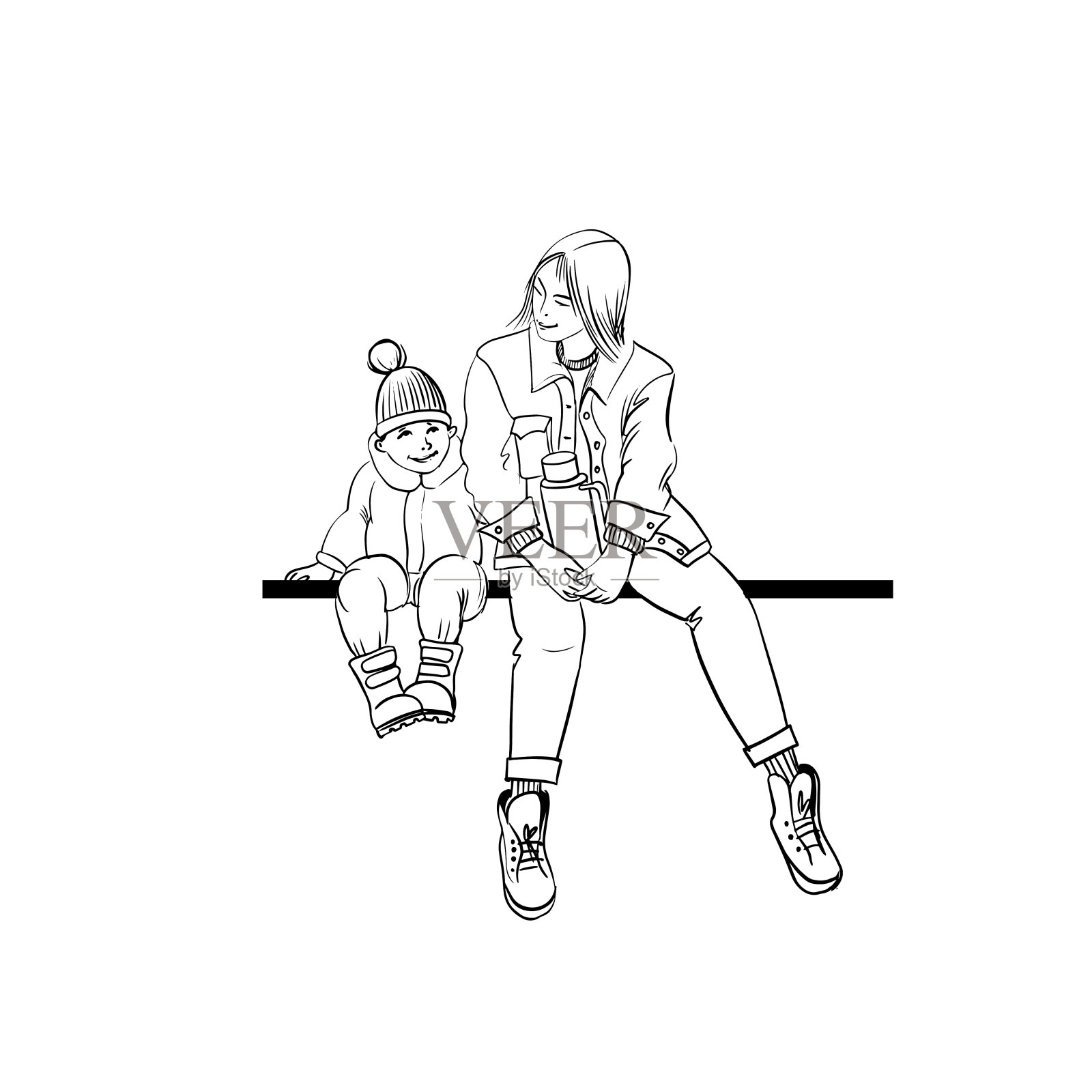 女人插图插画图片素材