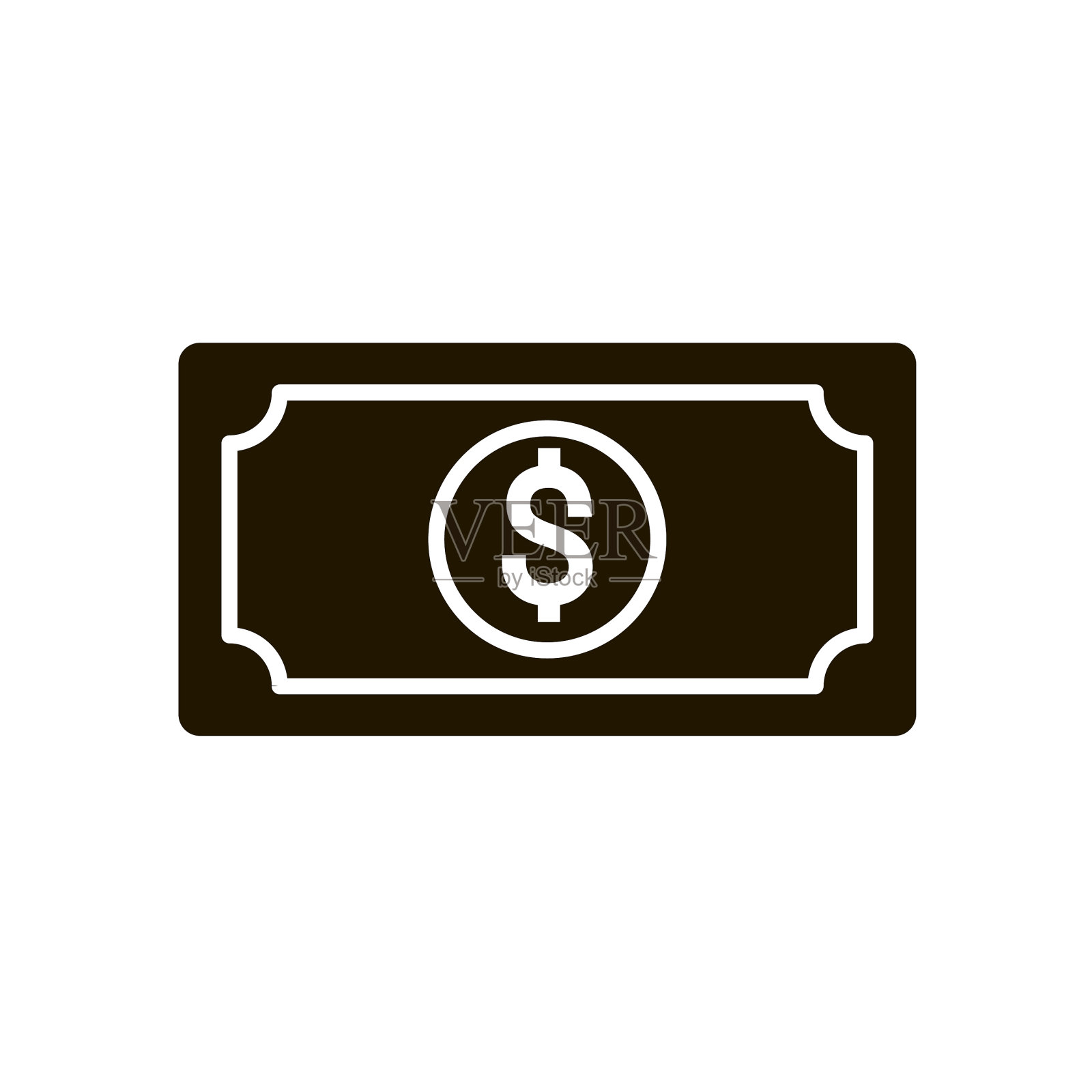 比尔图标在流行的平面风格孤立eps 10插画图片素材