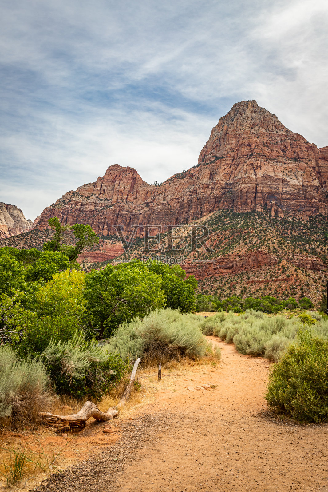 守望者小径锡安国家公园照片摄影图片