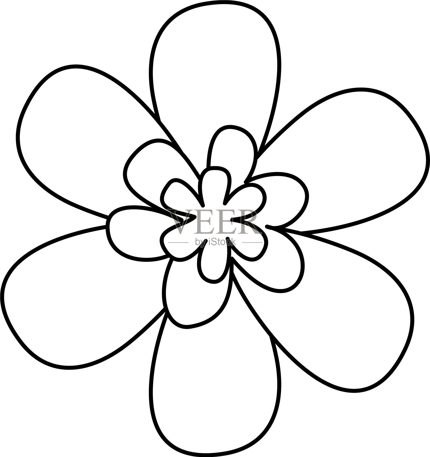 孤立花图标设计设计元素图片