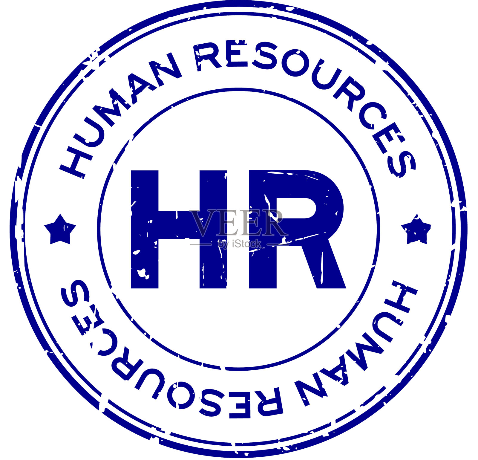 垃圾蓝色人力资源单词缩写人类设计元素图片