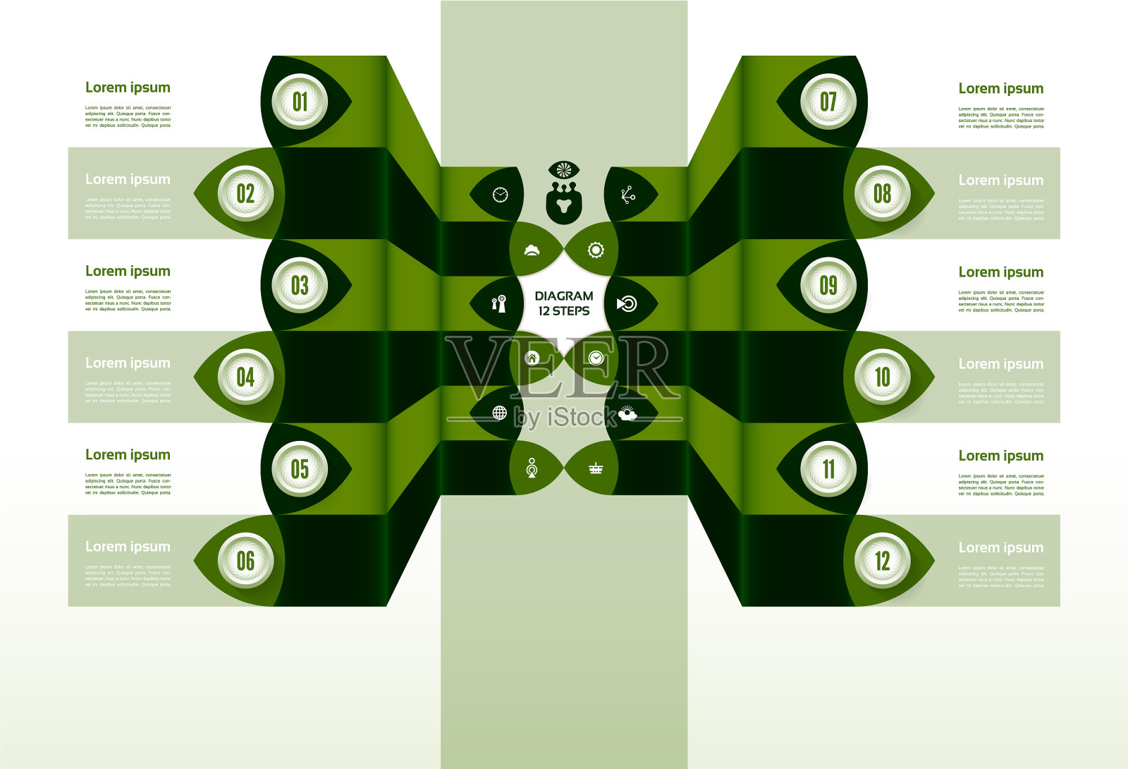 信息图模板图表设计模板素材