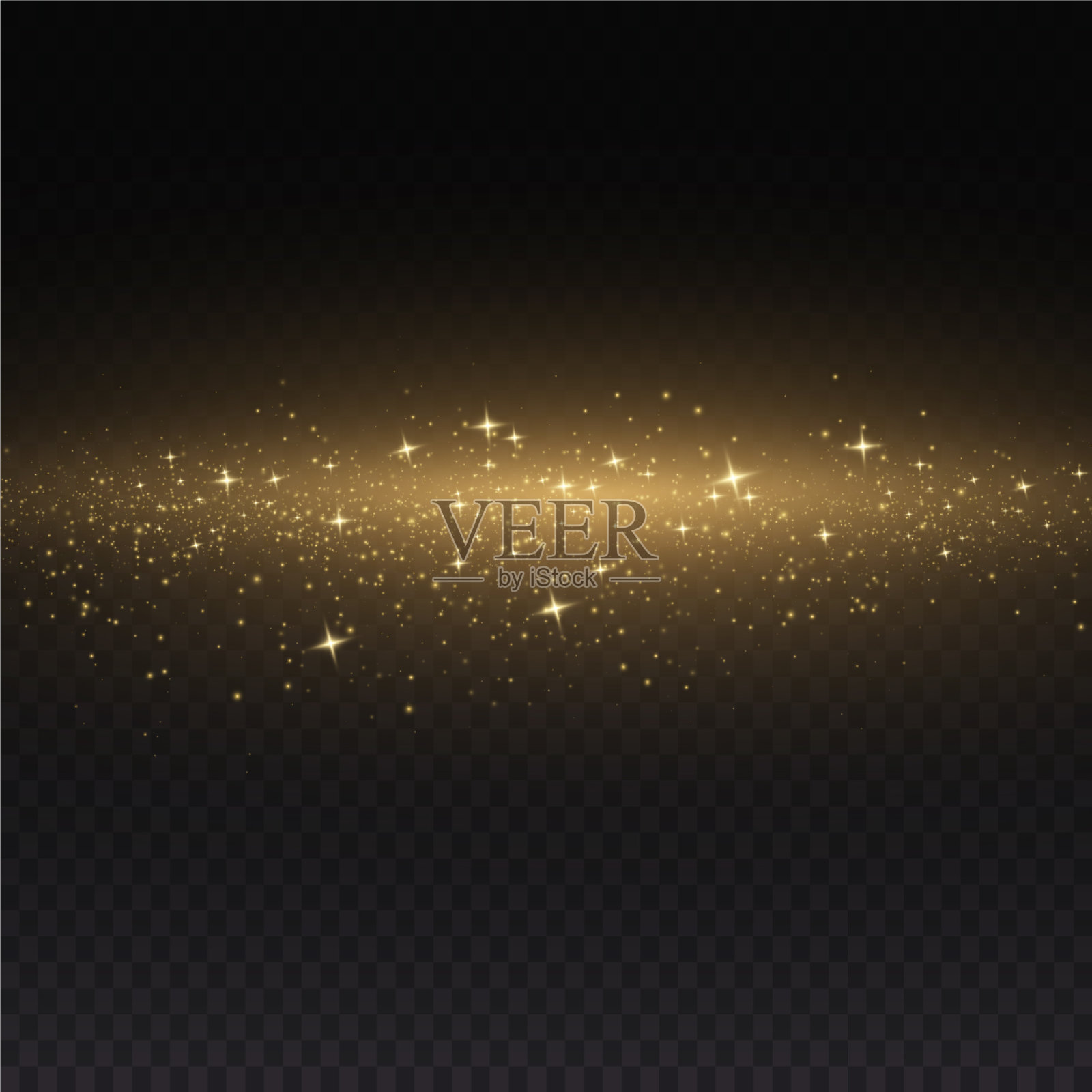 美丽的黄色的尘土插画图片素材