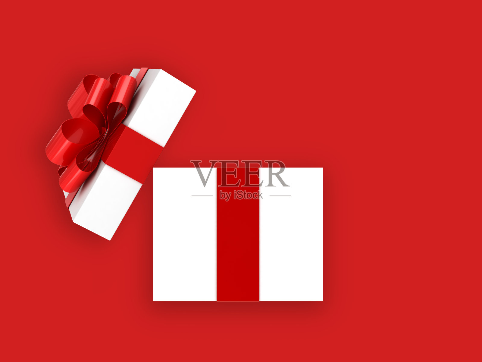 礼盒打开惊喜拷贝空间照片摄影图片