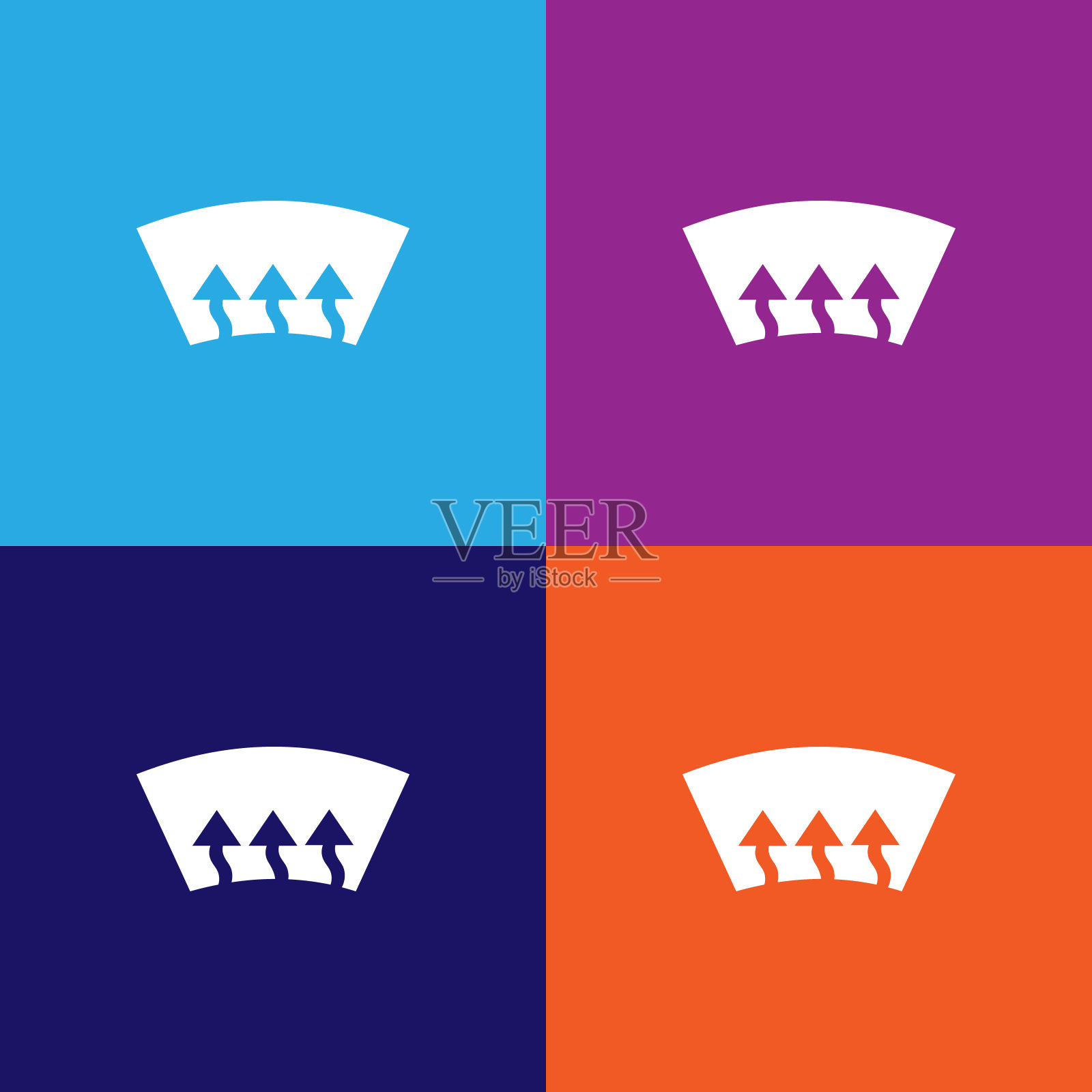 车窗加热器轮廓图标。元素的汽车维修插图图标。符号和符号可以用于网页，标志，手机应用程序，UI，用户体验图标素材