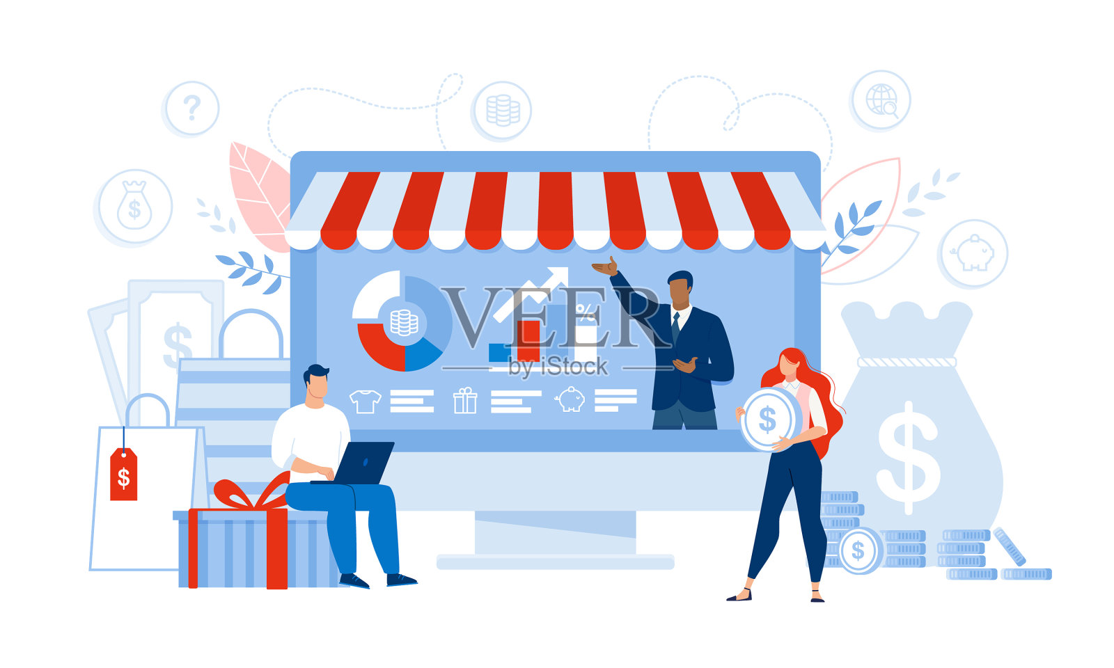 成本和费用的核算、经济和审计设计元素图片