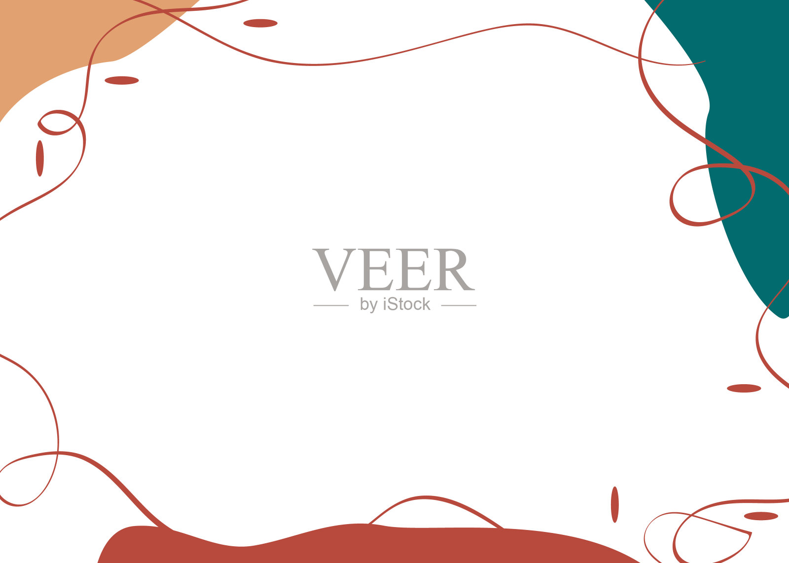 一个明亮的抽象模板适用于邀请，明信片，名片，传单，菜单，封面，横幅，小册子插画图片素材