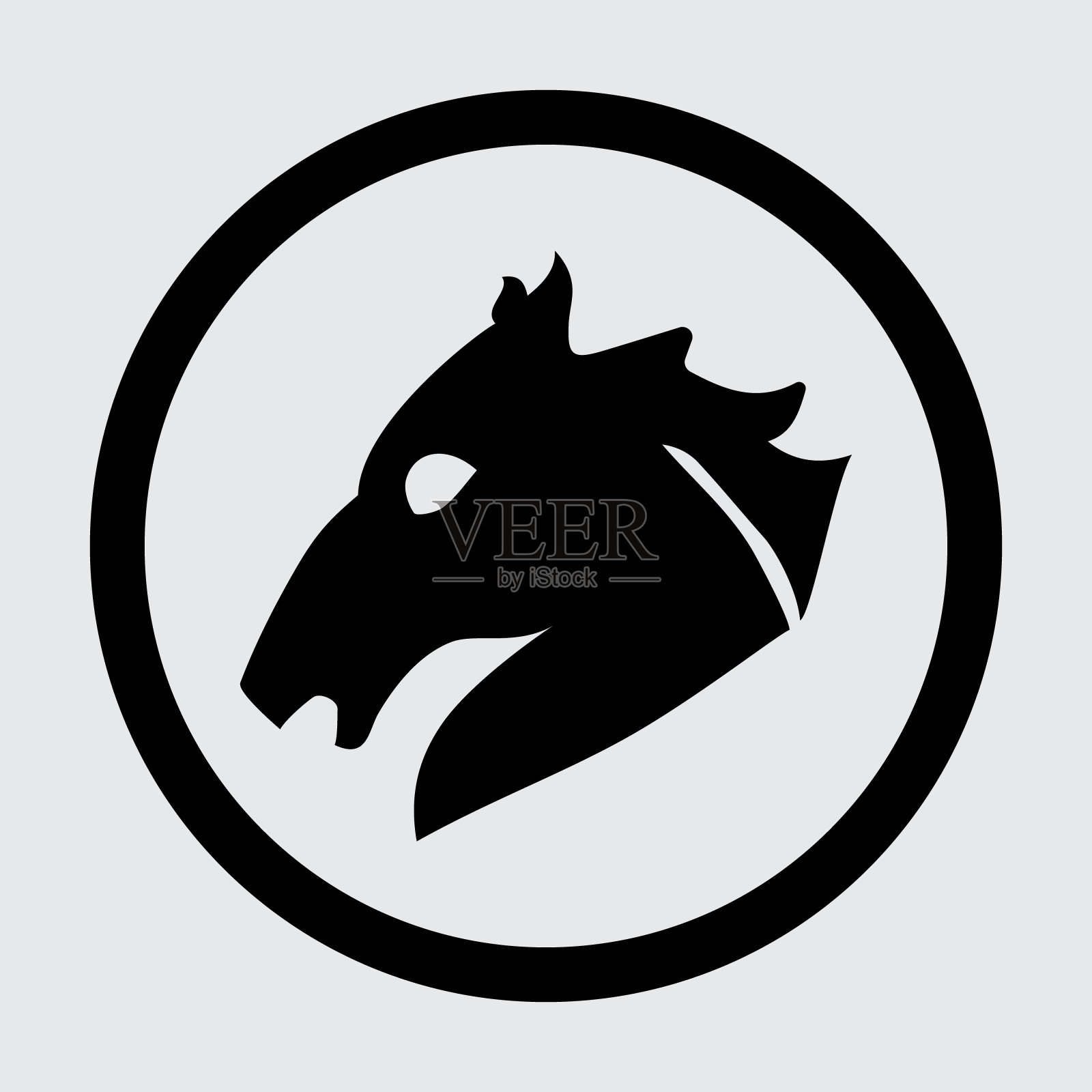 马图标插画图片素材