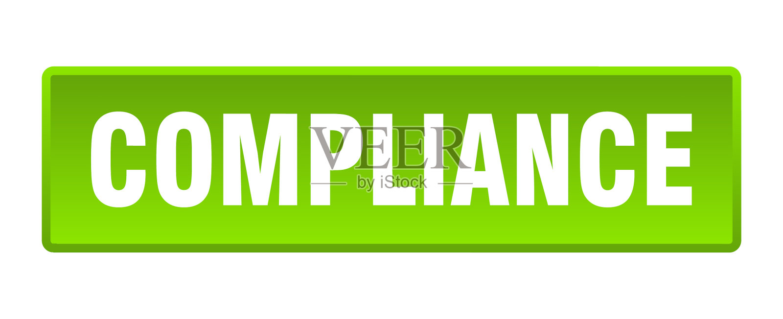 合规按钮合规方绿色推送插画图片素材