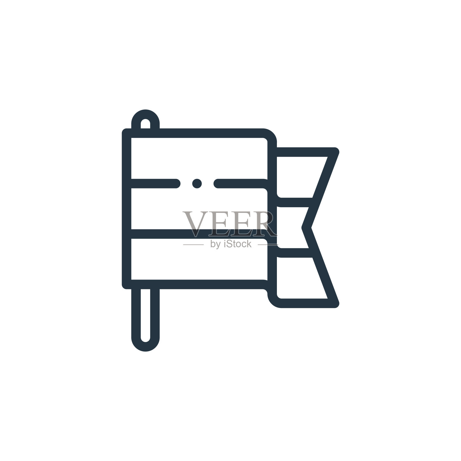 荷兰矢量图标孤立在白色背景。轮廓线，细线荷兰图标，用于网站设计和手机，应用程序开发。细线荷兰轮廓图标矢量插图。图标素材