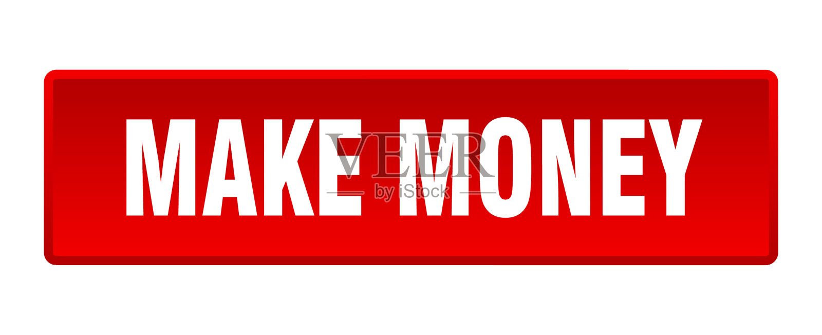 赚钱按钮赚钱方红推插画图片素材