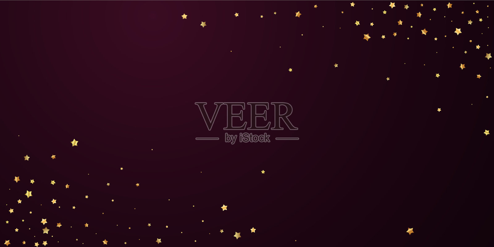 金色星星随意奢华闪闪发光插画图片素材