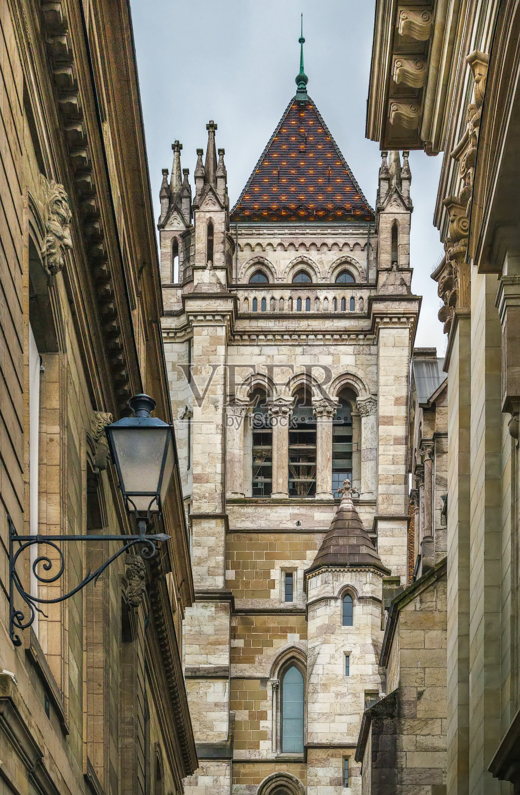 圣皮埃尔大教堂，日内瓦，瑞士照片摄影图片