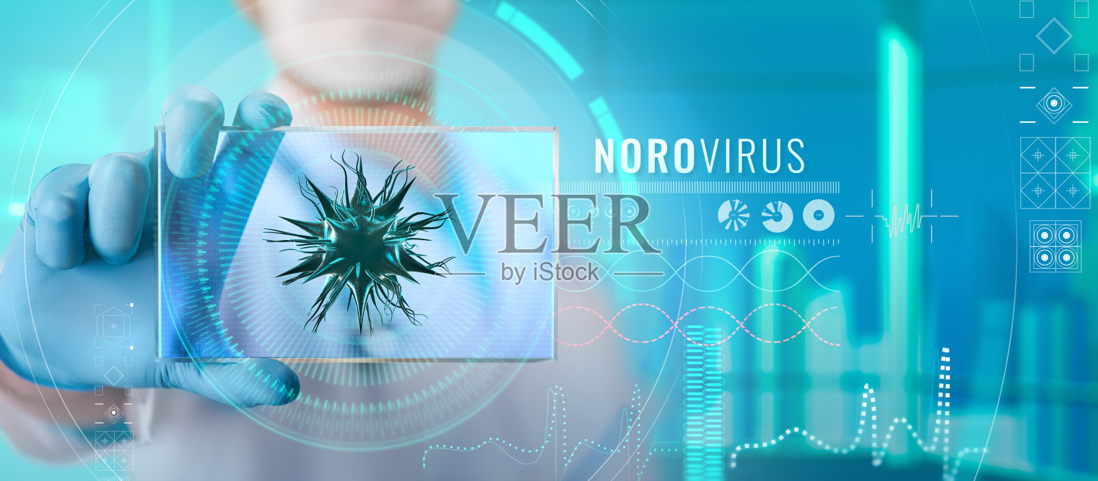 诺瓦克病毒照片摄影图片