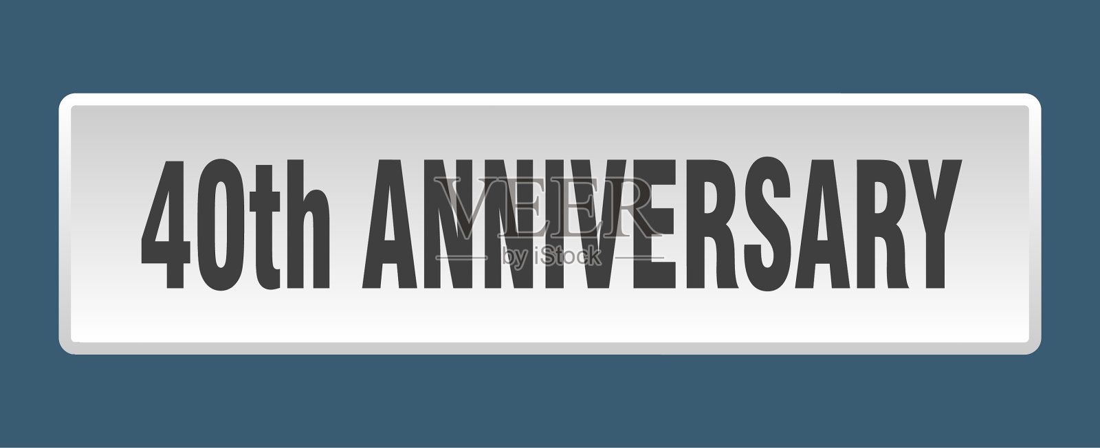 40周年纽扣40周年广场插画图片素材