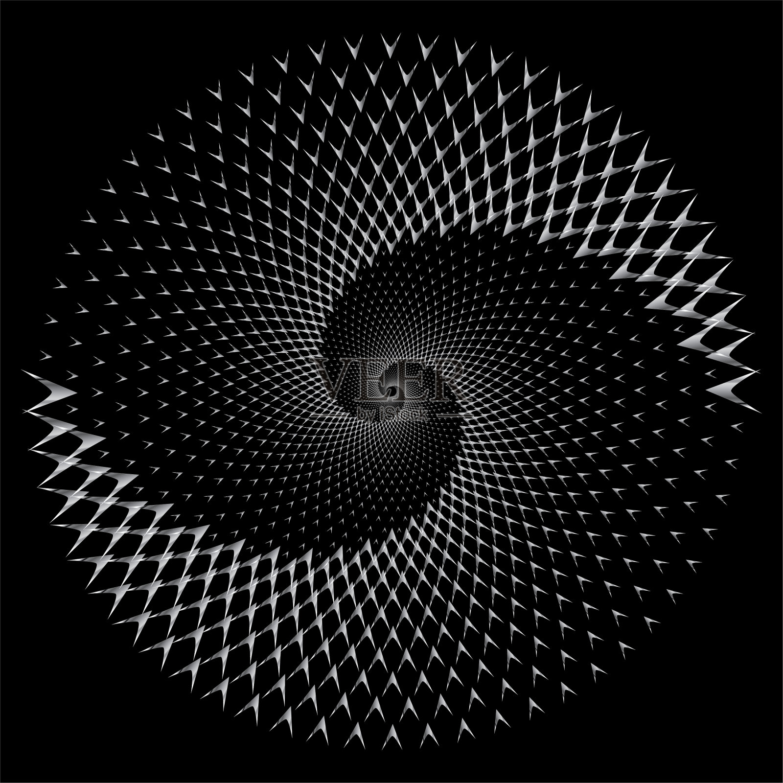 虚线半色调螺旋色图案或纹理插画图片素材