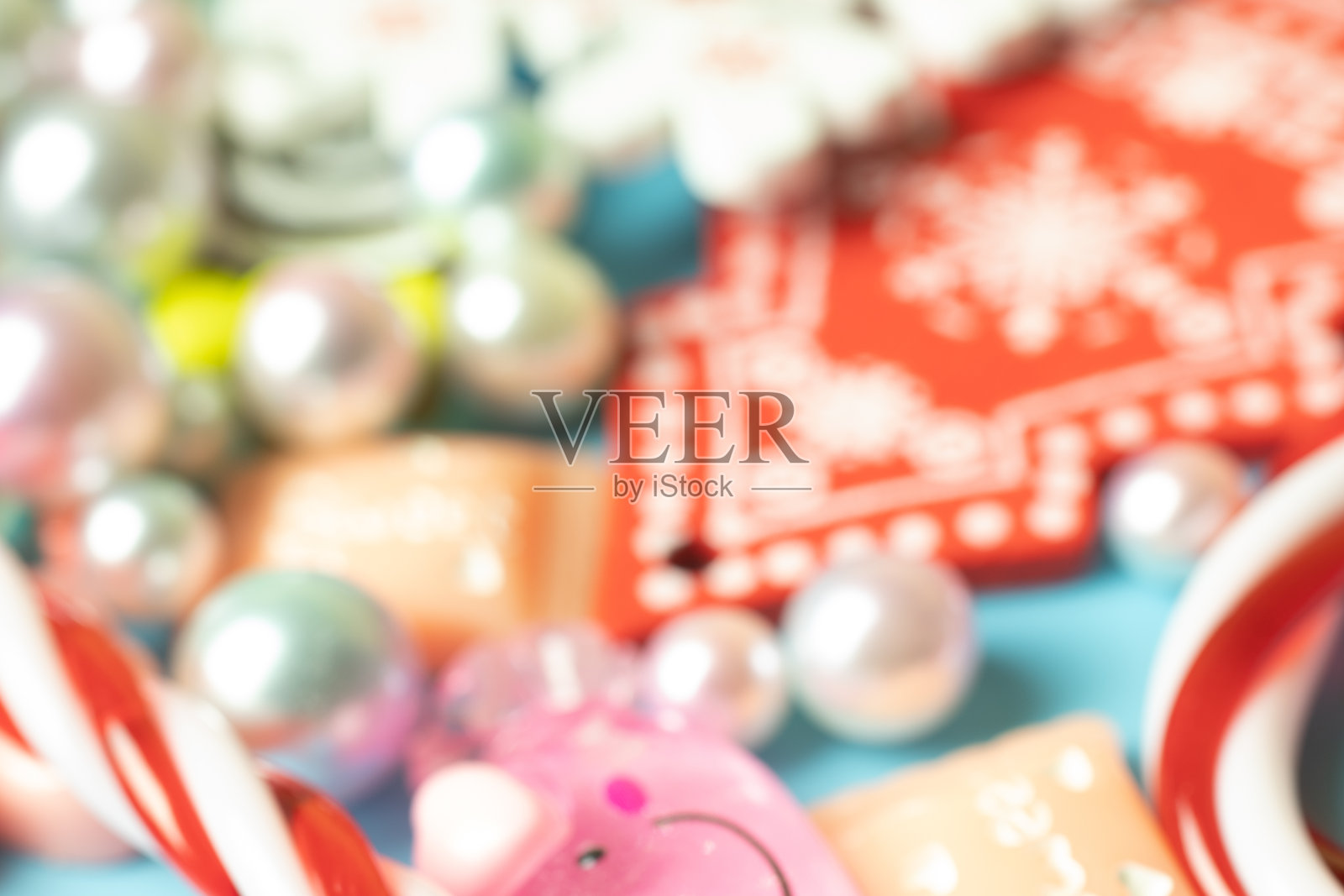 圣诞节假期周末背景用模糊。新年背景设计布局照片摄影图片