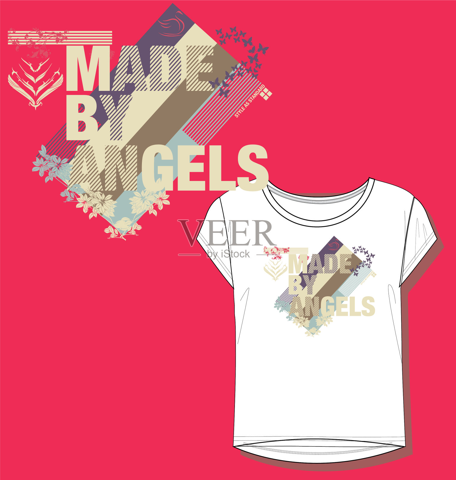 恤设计插画图片素材