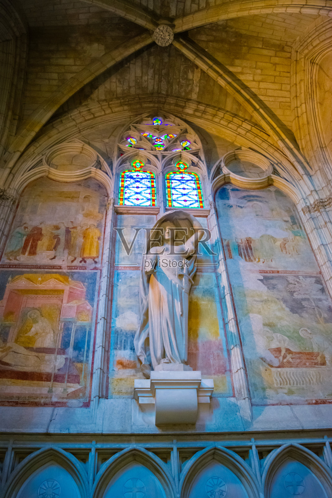 圣纳泽尔大教堂内部照片摄影图片