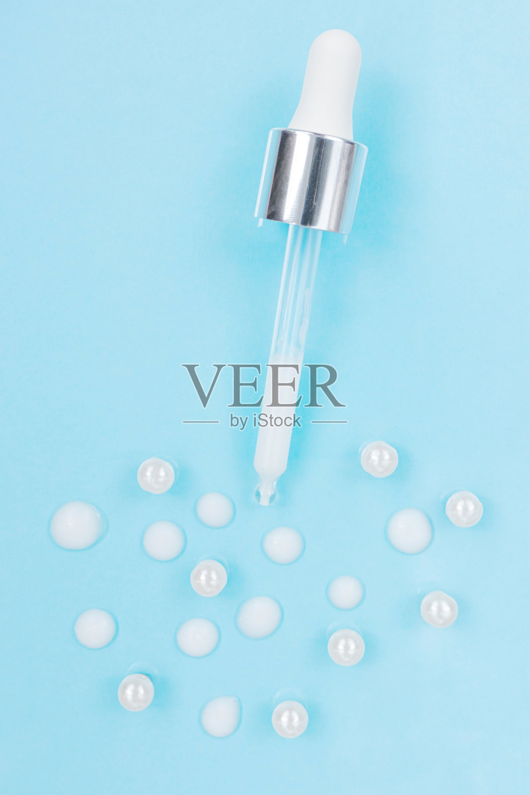 含血清的化妆品移液管照片摄影图片