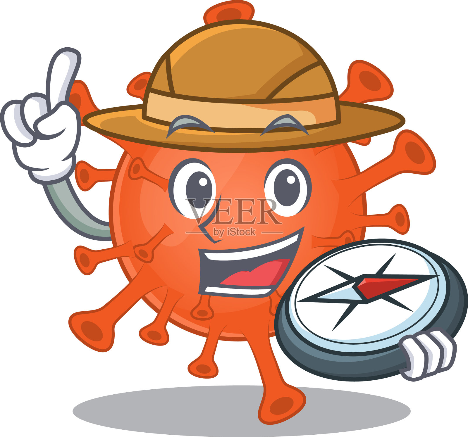 致命的冠状病毒有经验的探险家设计元素图片