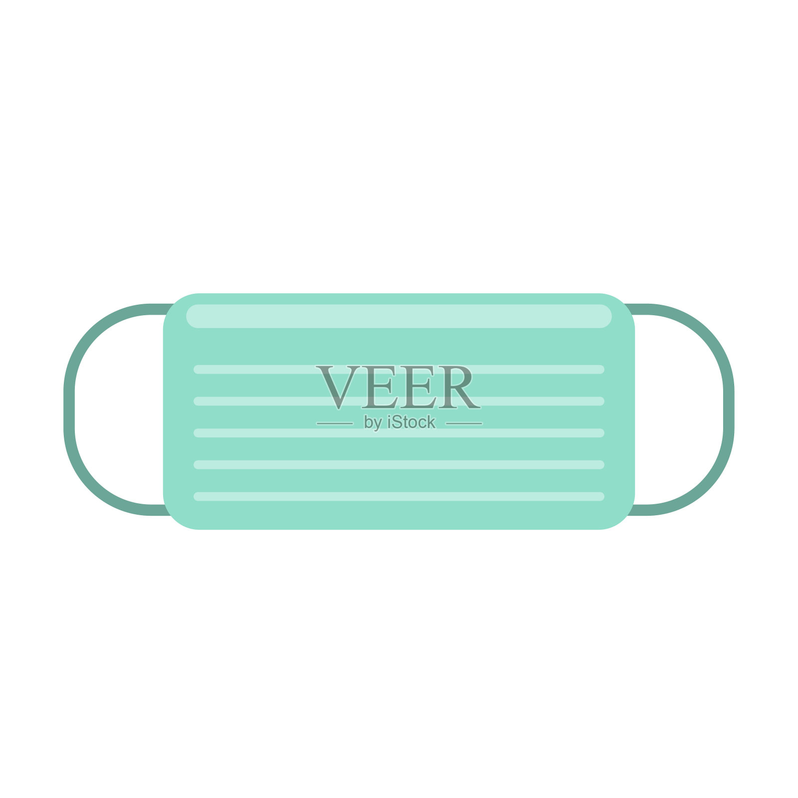 医用外科口罩插画图片素材