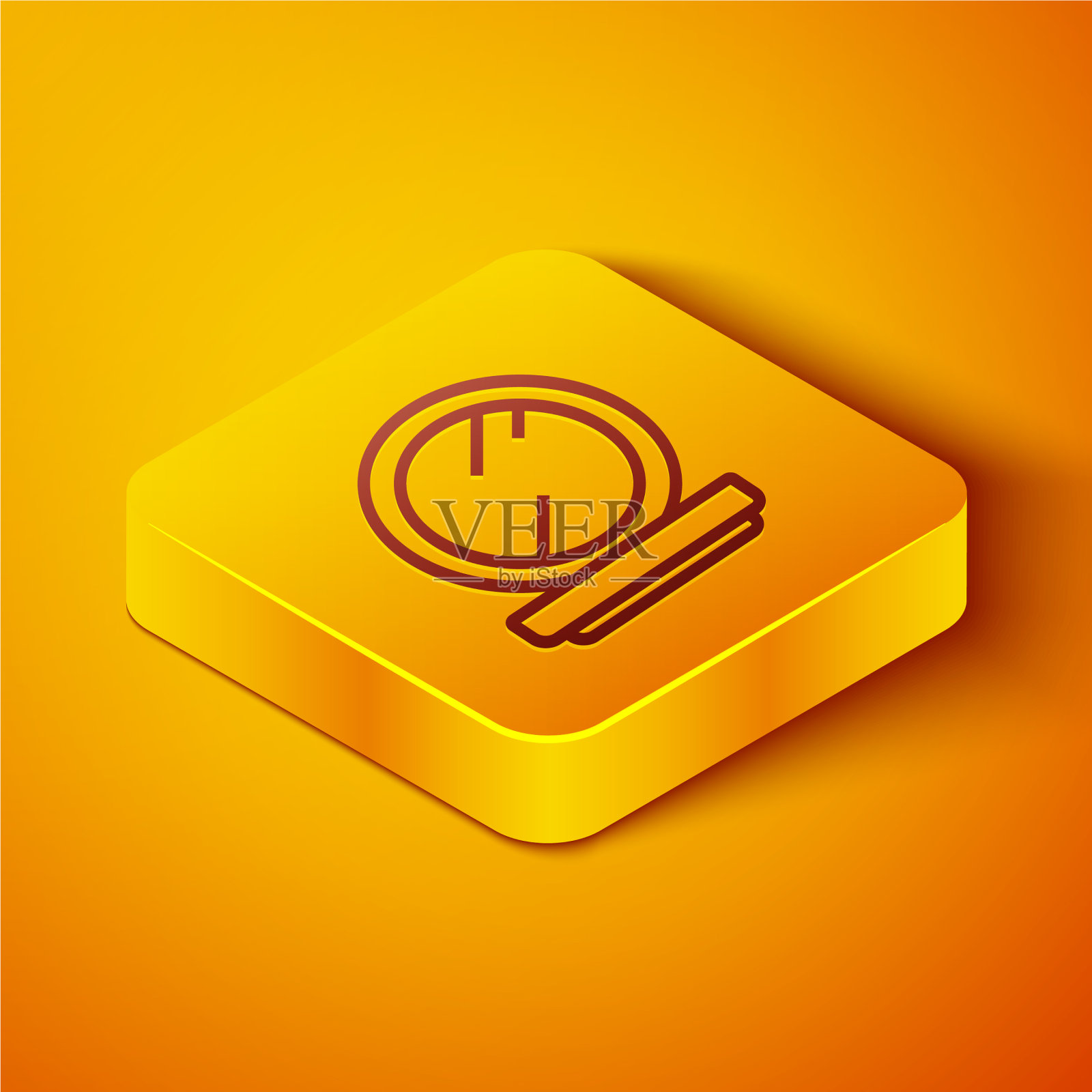 等距线化妆粉与镜子图标图标素材