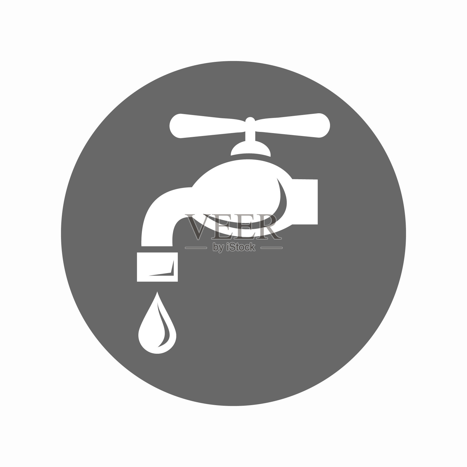 滴水图标的水龙头图标素材
