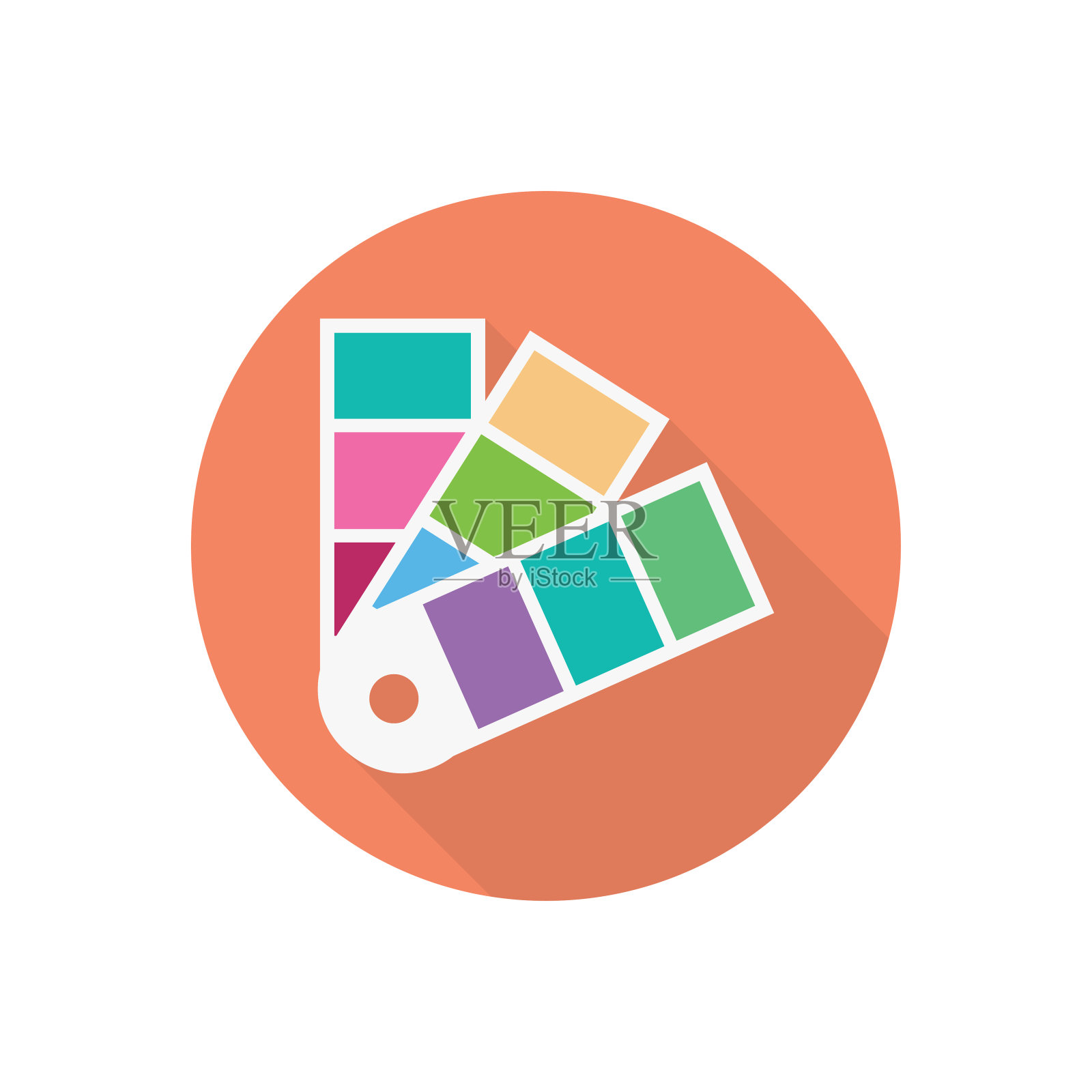 调色板插画图片素材