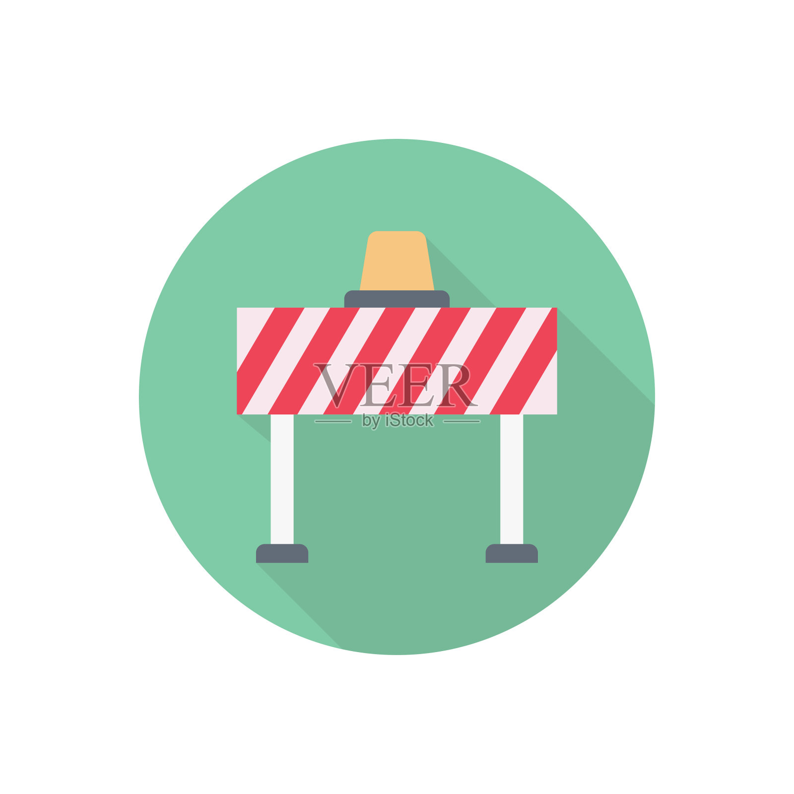 障碍插画图片素材