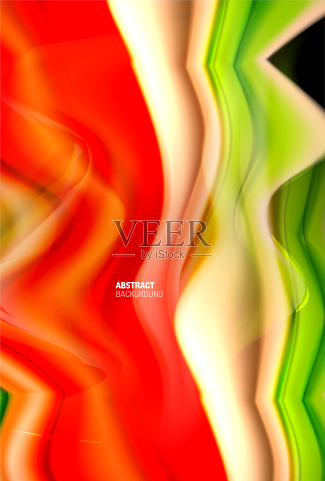 液体梯度抽象背景色波插画图片素材