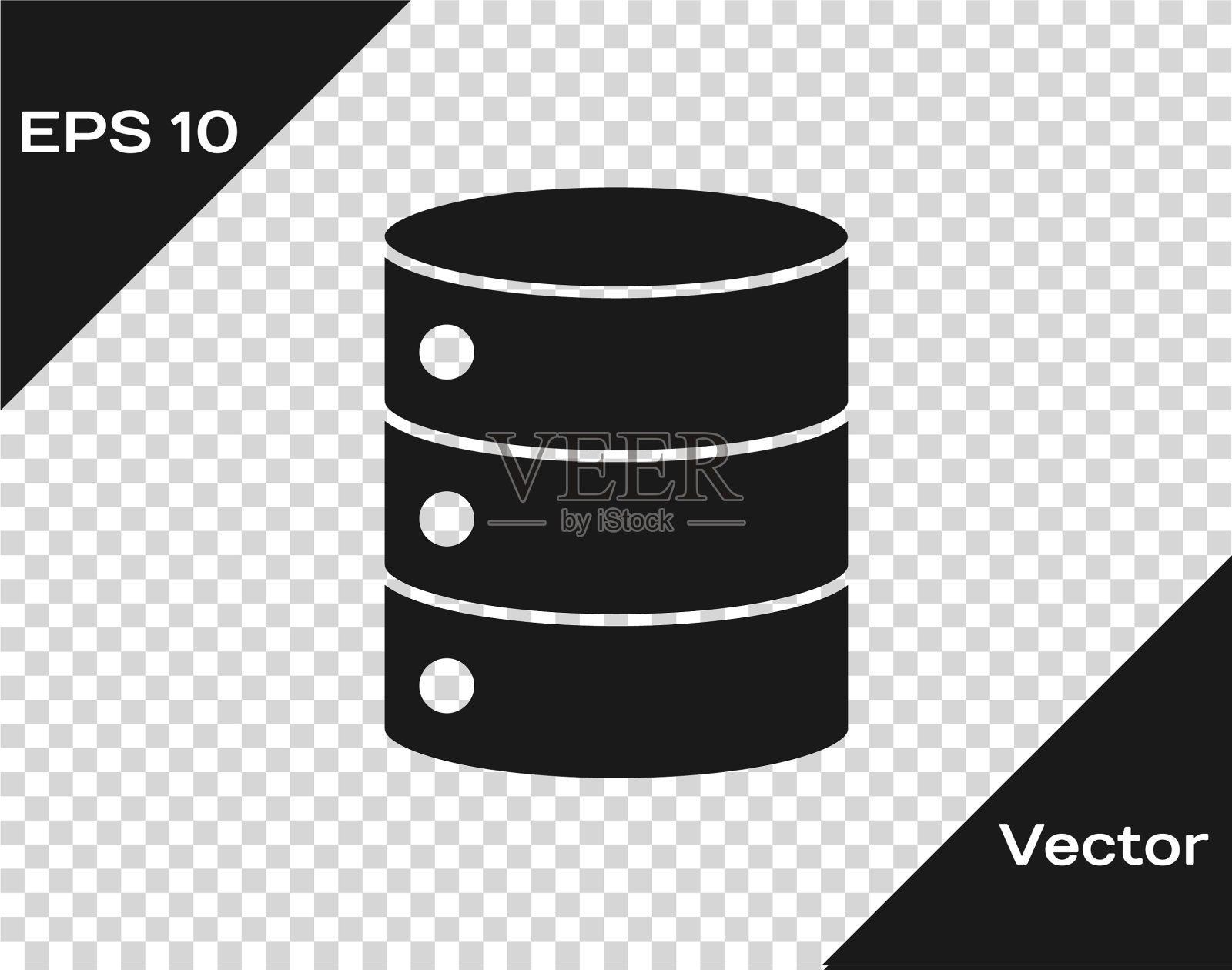 黑色服务器数据web主机图标隔离插画图片素材