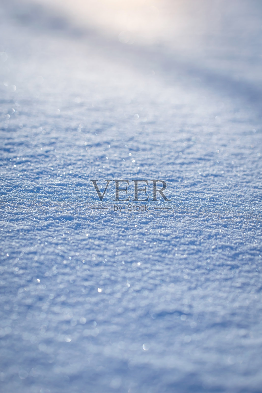 新鲜雪花纹理的宏观背景照片摄影图片