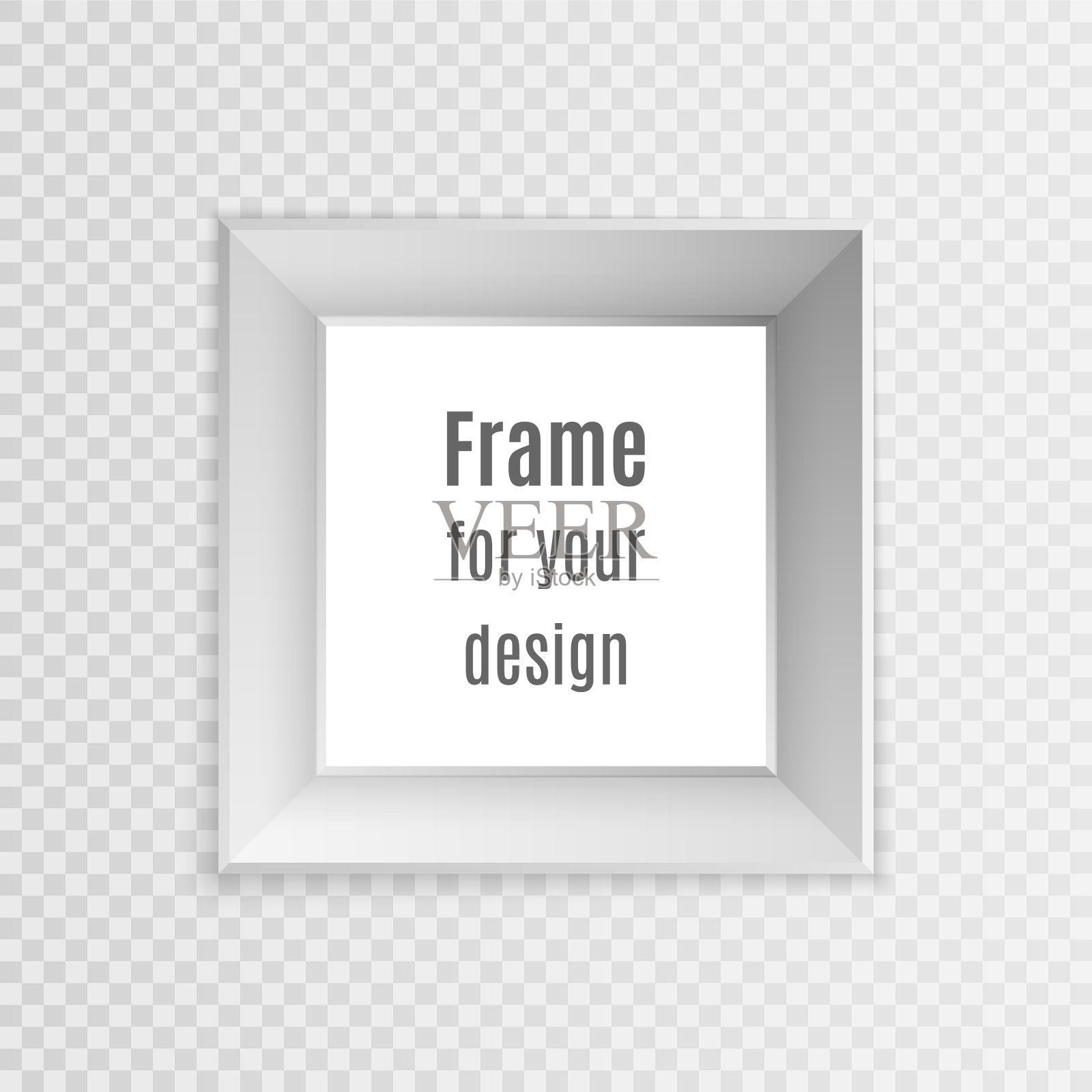 现实的相框插画图片素材