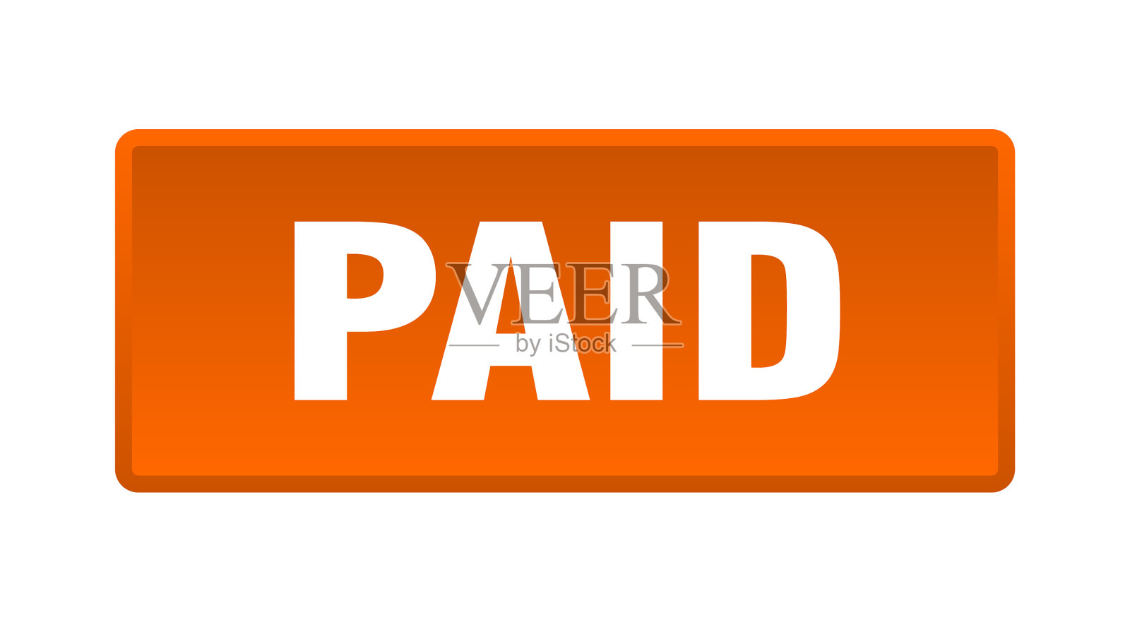 支付按钮支付方形橙色按钮插画图片素材