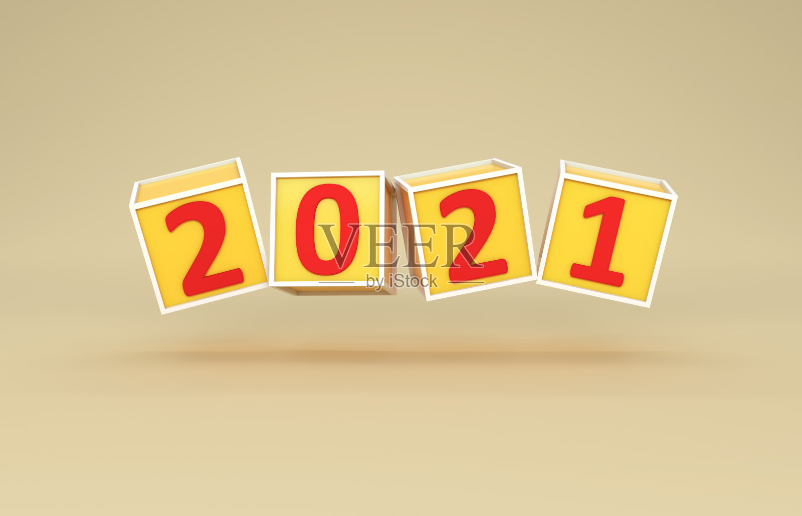 新年2021创意设计概念照片摄影图片