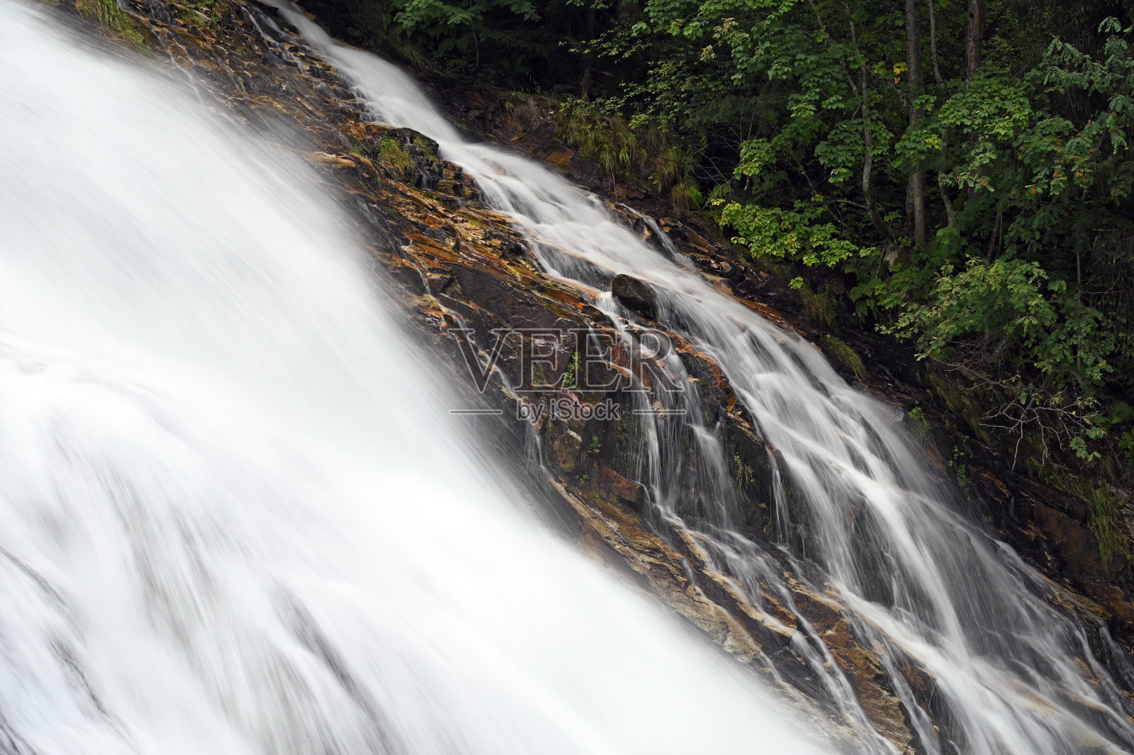 加斯泰纳阿契河瀑布照片摄影图片