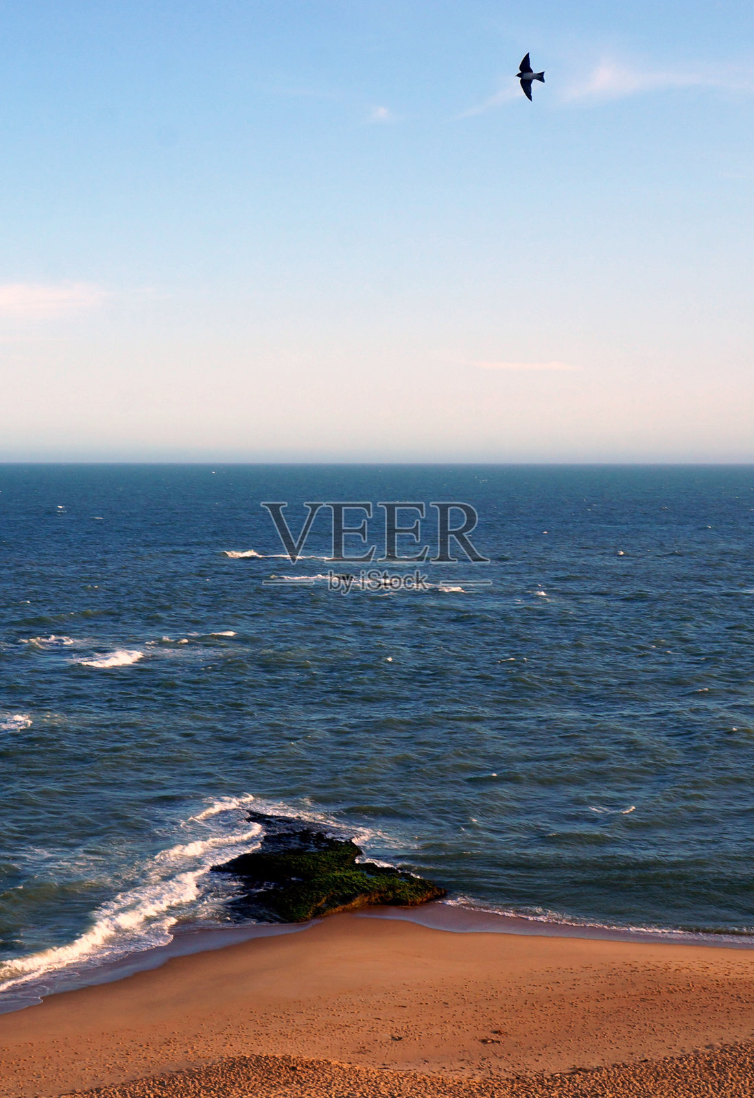 碧海蓝天，巴西里约热内卢照片摄影图片