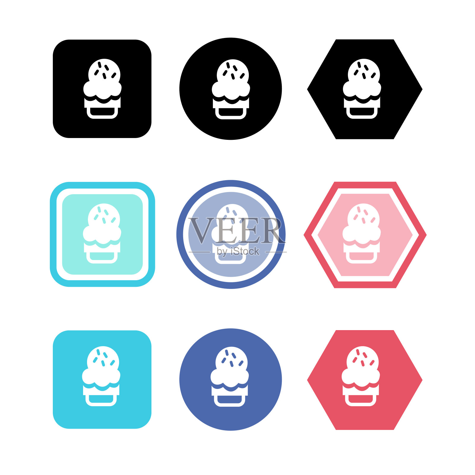 冰淇淋图标图标素材