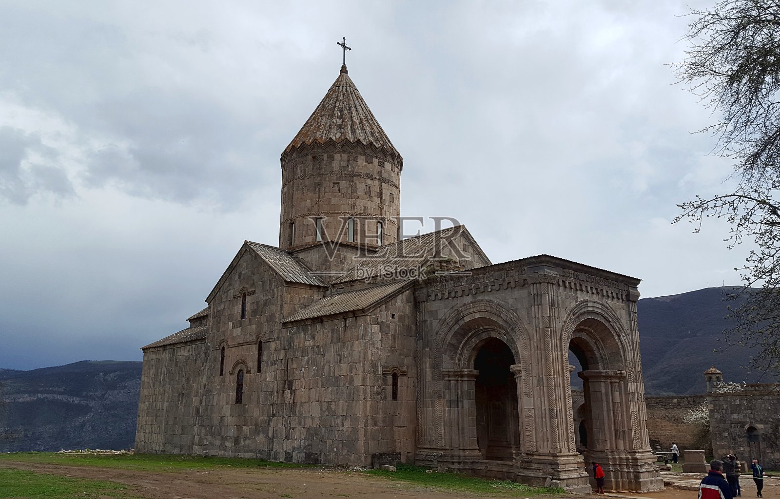 9世纪的亚美尼亚塔特夫修道院照片摄影图片