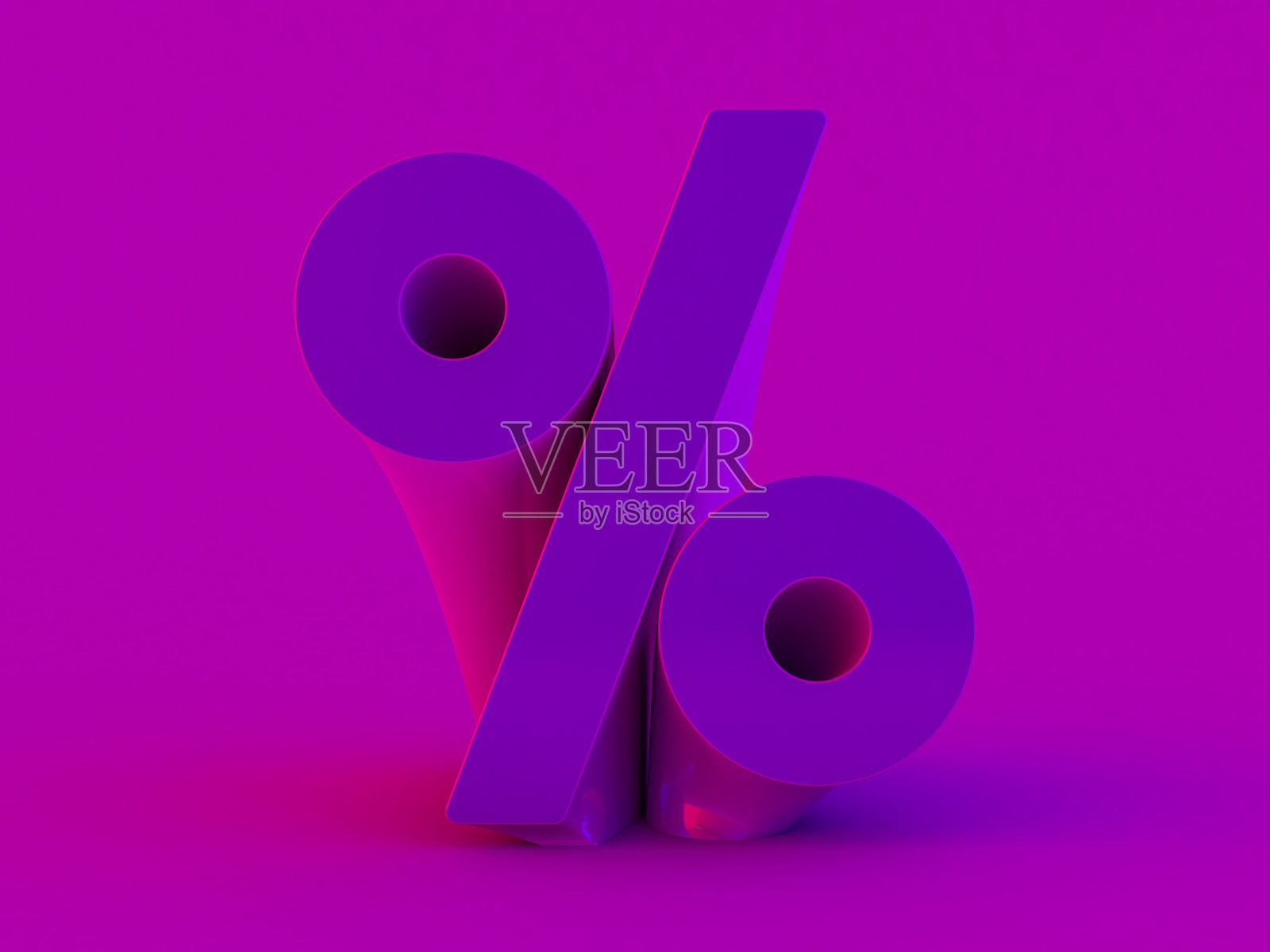 季节性销售背景。百分比的迹象。3 d照片摄影图片