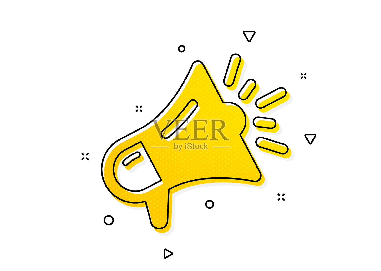 扩音器图标广告设备标志品牌插画图片素材