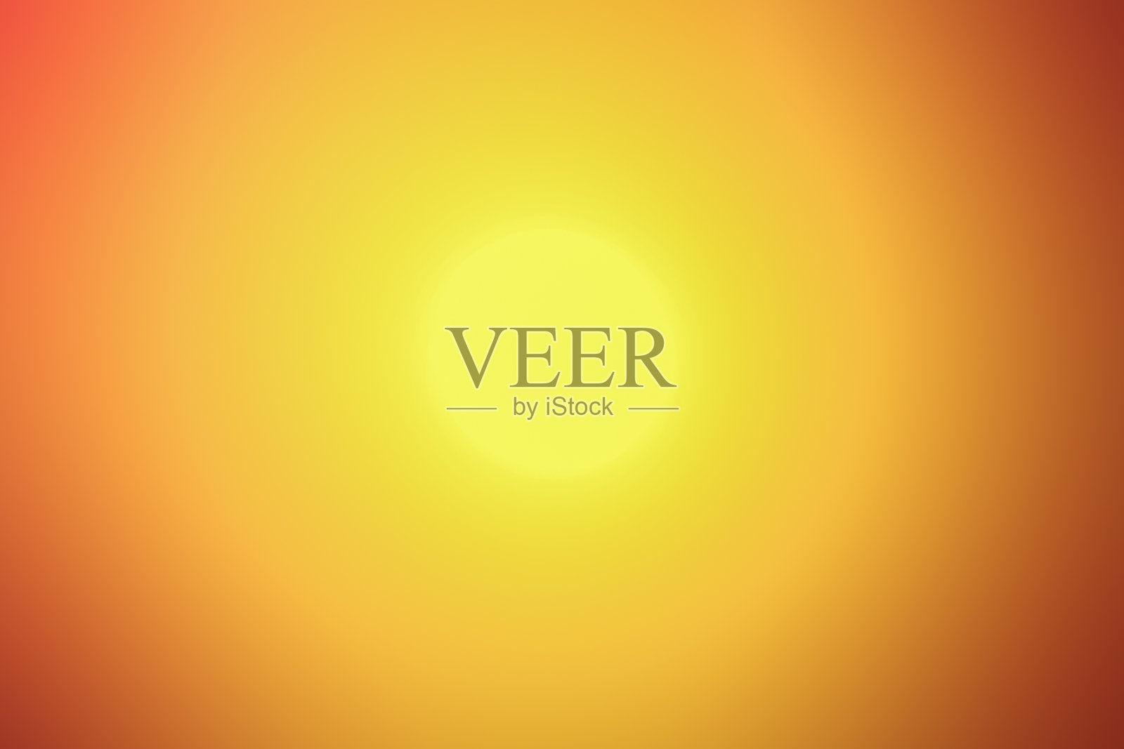 橙色到黄色渐变背景的抽象艺术插画寓意着自然温暖的夏日日出。图形图像剪影背景。插画图片素材