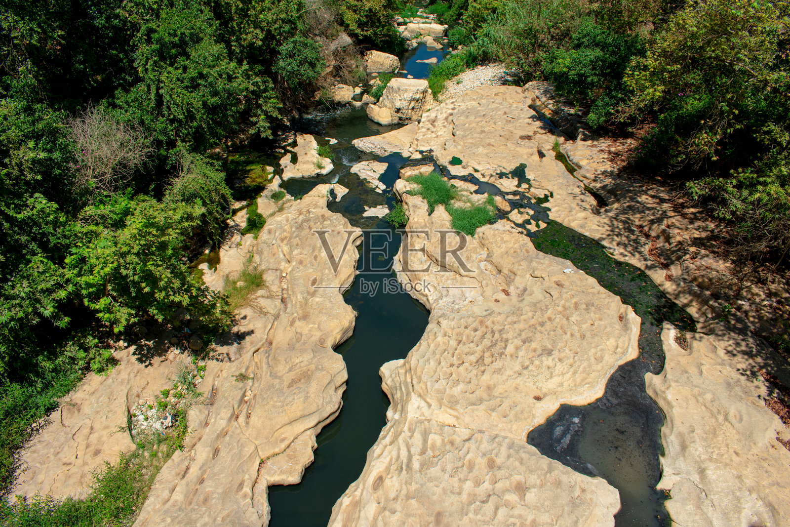 俯瞰河床照片摄影图片