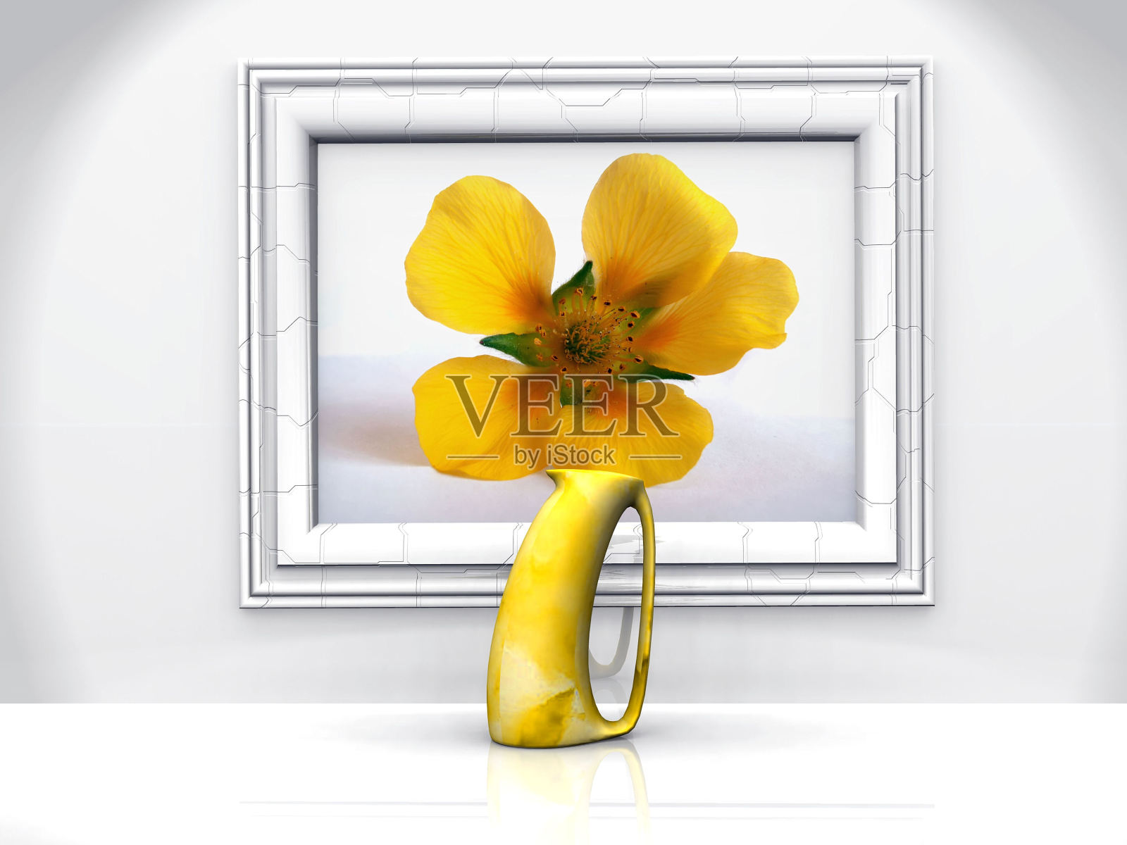 投手和花照片摄影图片