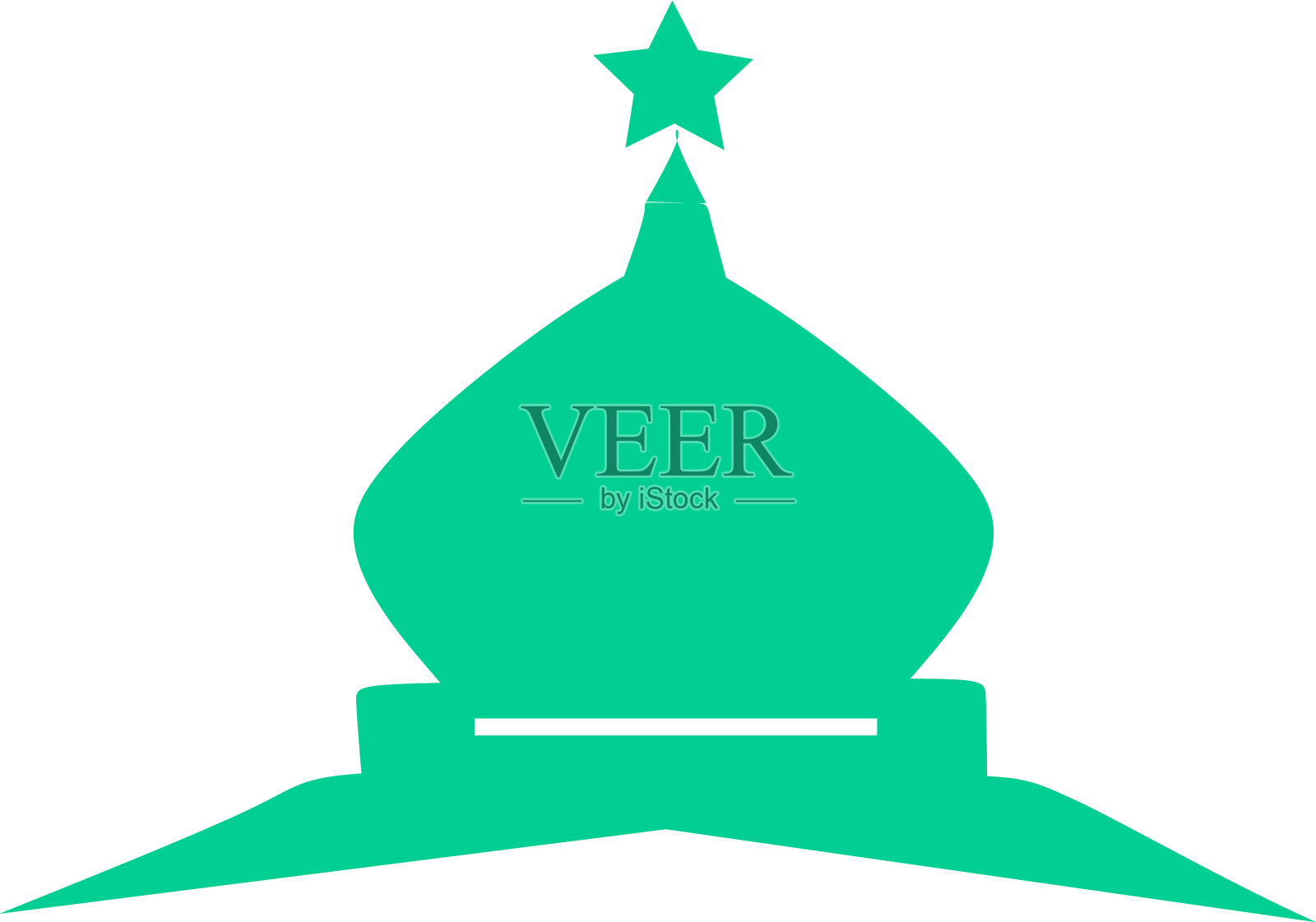 圆顶清真寺图标插画图片素材