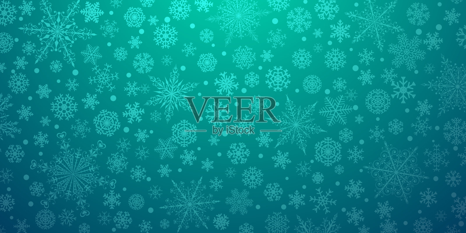 圣诞背景的雪花插画图片素材