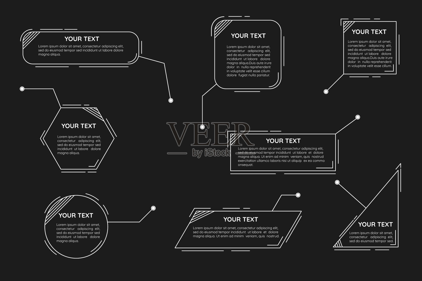 数码插图的编号标题插画图片素材