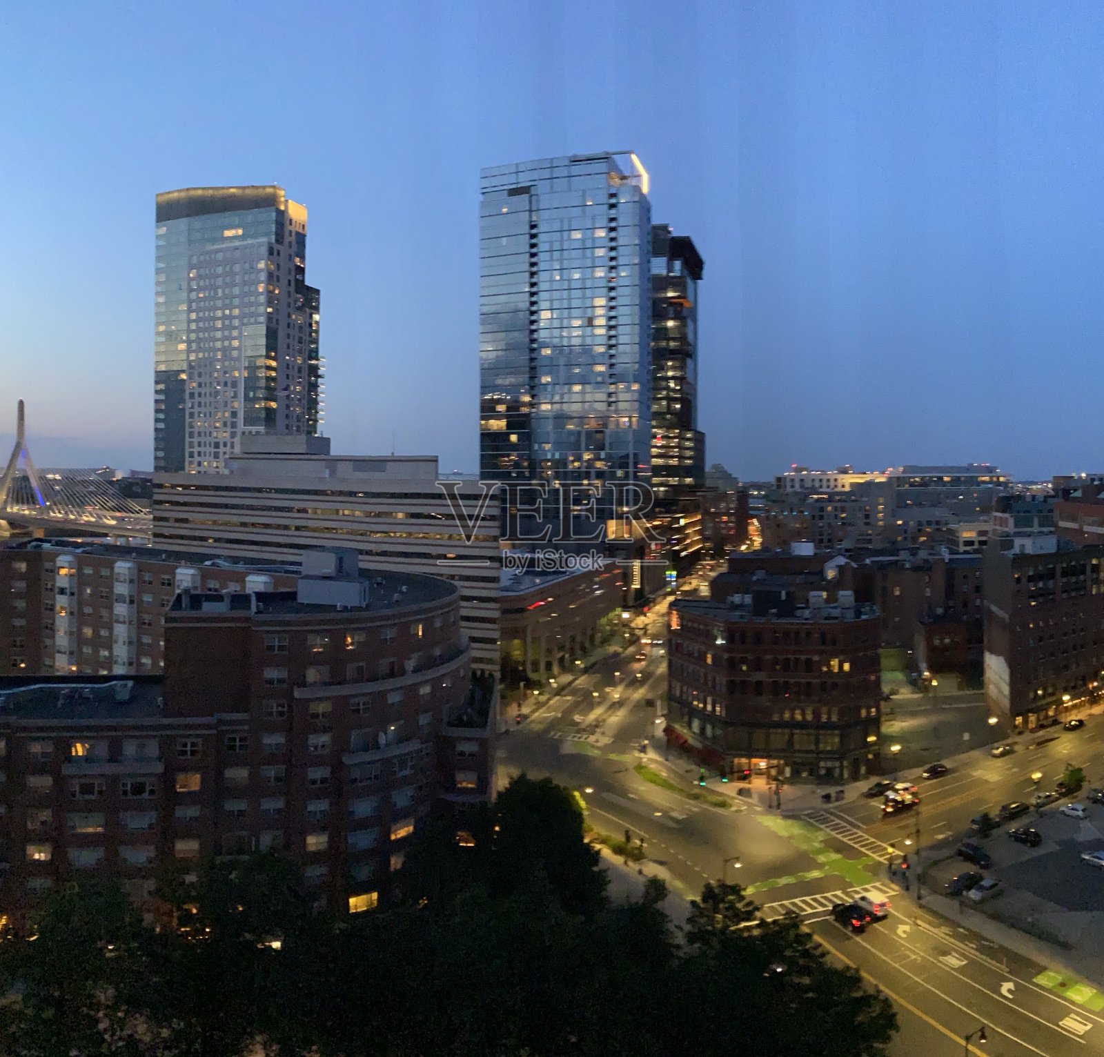 波士顿风景从西区照片摄影图片